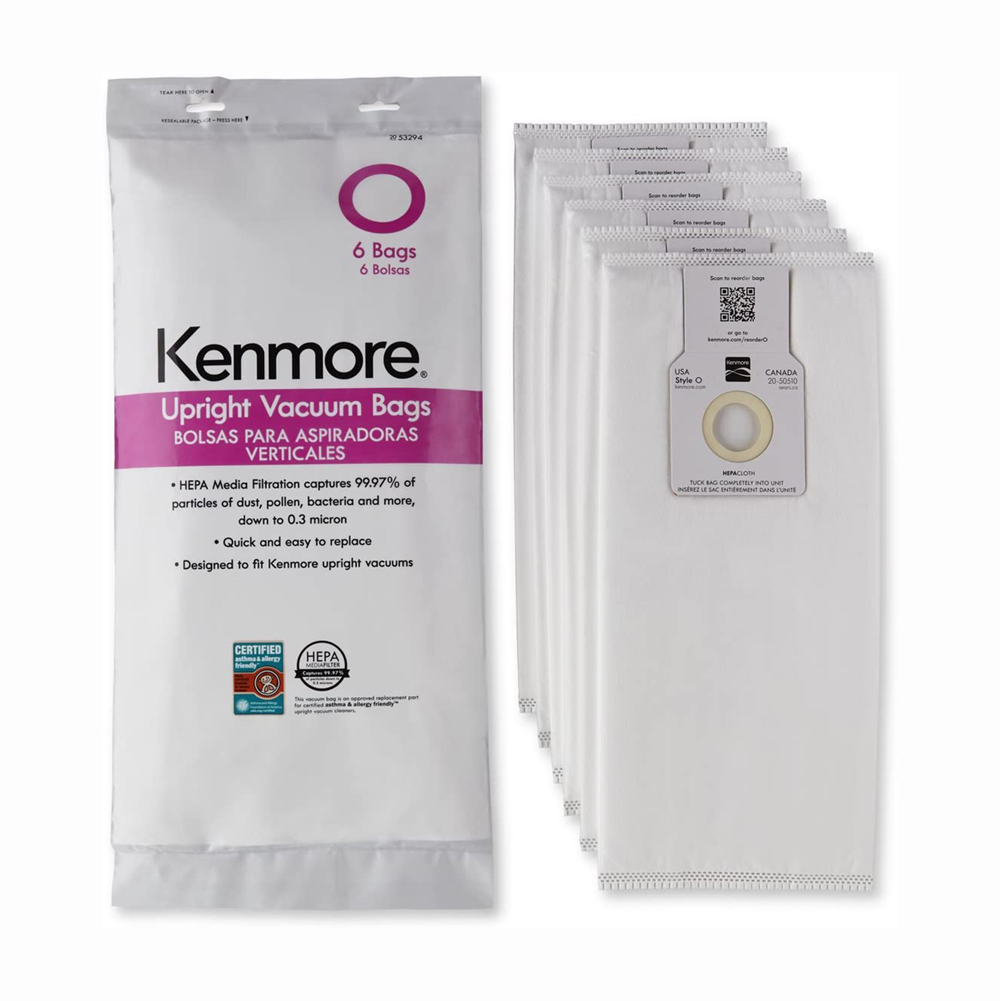 Wholesale Kenmore 53294 Style O HEPA Cloth Vacuum Bags for Kenmore